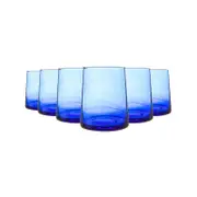 Nicola Spring 6 Piece Merzouga Recycled Tumbler Glasses Set - Drinking Glass - 260ml