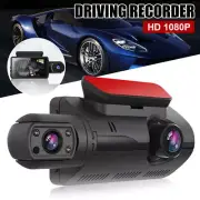 1080P WiFi Dash Cam Front +Inside Dual Camera Video Record Night Vision G-Sensor