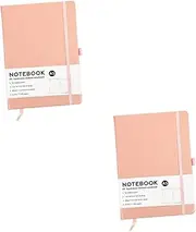 Kisangel 2pcs Student Diary The Notebook Note Pads Notebooks Notepads Business Writing Notebook Worker Notebook Multi-function Notebook Business Notepad Portable Decorate Travel