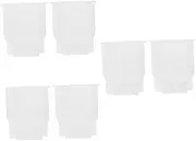 COHEALI 6 Pcs Candle Silicone Mold Scented Candle Mould Candle molds for Silicone Candle Mold Candle Making Candle molds Silicone Candles Casting Moulds White Paraffin Soap Miss Silica Gel