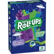 Fruit Roll-Ups Fruit Flavored Snacks, Mystery Flavor, Solar Melon, and Star Berr