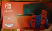 Nintendo Switch Mario Red And Blue Edition Limited Edition In Hand Ships ASAP!