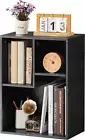 3-Cube Bookshelf, Fits Tallest Hardcovers, Horizontal Available, Modern Bookcase