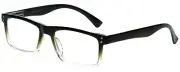 M Readers 104 Rectangular Reading Glasses +4.00 Black Olive Green Men Women Styl