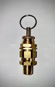 1/8 BSP Brass Pressure Relief Valve. Adjustable Range.