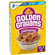 Golden Grahams Breakfast Cereal, Graham Cracker Taste, Made with Whole Grain, 11