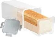 [LIPINGJING0201] Airtight Transparent Rectangular Bread Bin with Drawer, Modern Food Storage Container