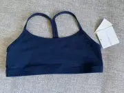 BNWT BEYOND YOGA Spacedye Slim Racerback Bra Nocturnal Navy Size M RRP$99