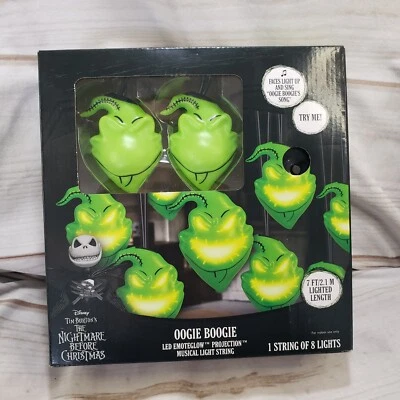 Gemmy Oogie Boogie Musical Lights LED Emoteglow Nightmare Before Christmas 8