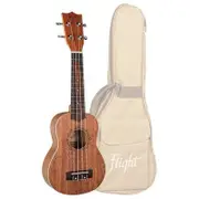 Flight Dus321 Soprano Uke Mahogany W/Bag