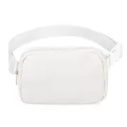 Lether Fanny Pack Crossbody Bag For Women And PU White 1 Pack Pu Fanny Pack