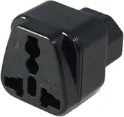 UPS IEC C14 to Universal Female AU US UK EU C13 Socket Power Adapter AC Plug