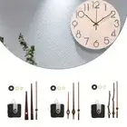 Black Walnut Wood DIY Pointer Home Decor Quartz Clock Wall Clock Clock Movement