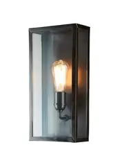 Gorman Black Outdoor Lantern Wall Light