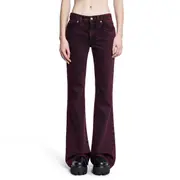 [ALEXANDER MCQUEEN] Overdyed Bootcut Jeans Red