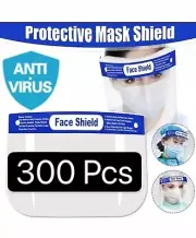 (300pcs)Full Face Shield. Reusable Protection Cover Mask. EXCELLENT QUALITY!!!!