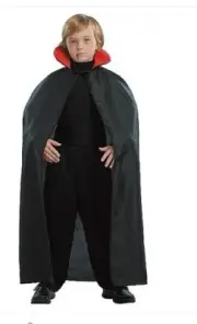 Child's 45" VAMPIRE CAPE ~ Halloween Costume ~ NEW