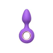 Introducing: Vr14 Plug Ring Vibe in Purple | Silicone Vibrating Ring Butt Plug |