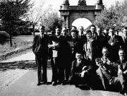 Ballarat Victoria 1939 - A group of Y 's Men and their wives in fr- Old Photo