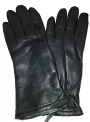 Women's Fifth Ave Leather Gloves, Black, Large.*