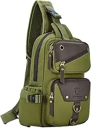 [STARTIST] Men's Chest Bag Compact Crossbody Pack for Outdoor Activities