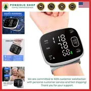 Monitor de presión arterial recargable para uso doméstico, pulsera automática...