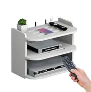 WiFi Router Stand | Multi Layer TV Set-top Box Stand - No Drill Wireless Router Heat Dissipation Rack, Multifunctional Storage Rack for Set-top Boxes, Routers, Game Consoles