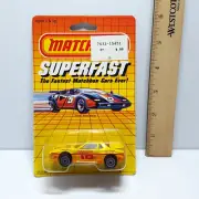 Vintage 1985 Matchbox Superfast #19 Pontiac FIERO RACER - Made in Macau