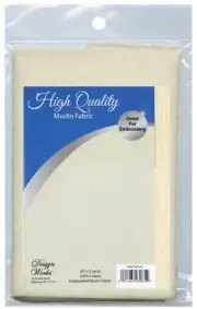 Cross Stitch ~ High Quality Natural Unbleached Muslin Fabric 45" x 60" #DW3085