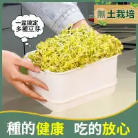 在飛比找蝦皮購物優惠-豆芽罐 大容量芽苗菜種植盆 豆芽機 家用雙層綠豆芽黃豆芽發芽