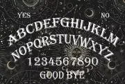 OUIJA BOARD METAL SIGN Halloween Spiritual Witchcraft Wicca Witch