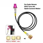 Quick Connect Adapter To External CO2 Tank Soda Club W/90cm Hose for SodaStream