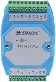 DS18B20 Temperature Acquisition Module 8 Channels RS485 MODBUS Communication-WP3066ADAM