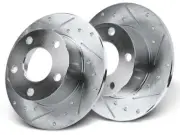 For 1997 Audi S6 Brake Rotor Set APR 63125CFDZ 2.2L 5 Cyl GAS Base Sedan 4dr
