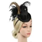 Vintage Top Hat Pillbox Hat Tea Hat Fascinators Exquisite Gear for Stage