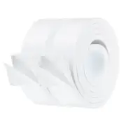Weather Stripping Door Seal 2 Rolls 2 Inchx3/8 Inchx6.5 Ft Self Adhesive White
