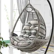 Outdoor Waterproof Thicken Swing Hanging Basket Seat Cushion for Hanging Egg Hammock Chair Indoor Outdoor Back Cushion 90x120cm Chair Not Included