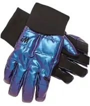 WinterProof Little & Big Girls Cold Weather Gloves Metallic Blue. New M/L