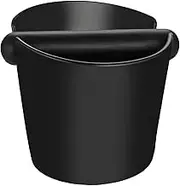 HCDUOK Coffee Knock Box Espresso Large Knock Box Coffee Grounds Container with Removable Knock Bar,Espresso Dump Bin with Non-Slip Base