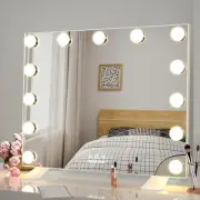 Large Vanity Mirror with Lights,Hollywood Lighted Makeup Cosmetic Mirrors with S