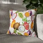 CUSHION COVER PILLOW CASE|WATERCOLOR MIXED FRUIT PATTERN #3