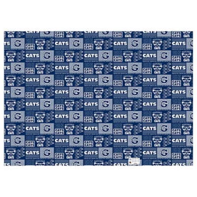 Geelong Cats AFL Gift Wrapping Paper School Book Covering Father's Day gifts