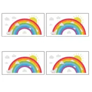 Peel and Stick Glow in The Dark Stickers Sun Cloud Wall Murals Kids Nursery