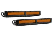 Diode Dynamics Stage Series 12" SAE/DOT Amber LED Universal Flood Light Bar Pair