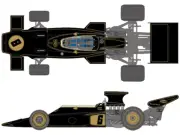 SHUNKO Decal Sheet 1:12 Scale JPS Team Lotus 72D 1972 Optional Suit Tamiya Kit