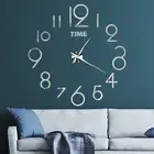 Silent Wall Clock Silent Movement Wide Application Large Diy Frameless Wall
