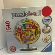 Ravensburger Outer Space 3D Puzzle Puzzleball w/Display Stand 540 pcs. Sealed