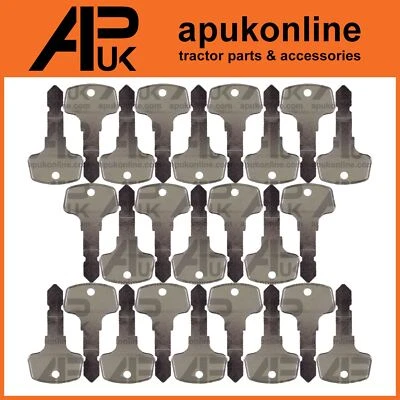 25x Ignition Keys for Kubota B Series Backhoe Loader Case New Holland Tractor