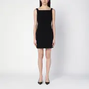 [Givenchy] Black mini dress with back neckline 38 FR Black