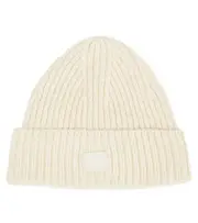 [Acne Studios Kids] Acne Studios Kids Ribbed-knit wool beanie Y 4 beige